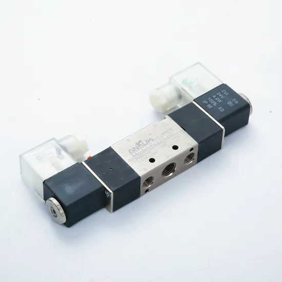 High Pressure Control Element 4V210-08 Dual Position Valve 2 Way Asco Coil 12V 24V 1 Inch Normally Closed Water Electric Gas Miniature Pneumatic Solenoid Valve